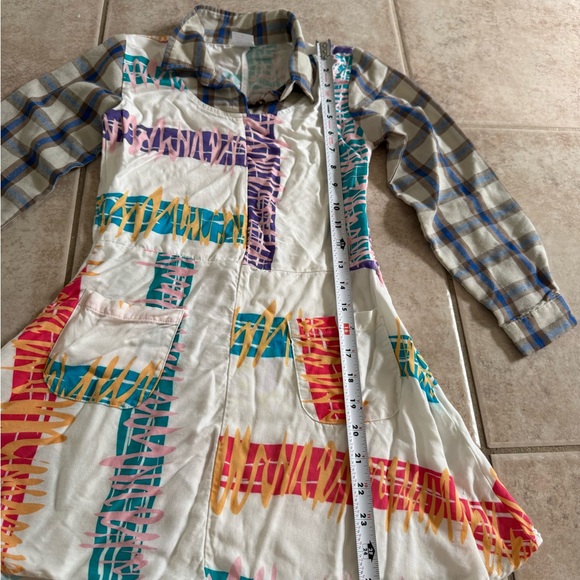 Stranger Things Eleven 11 Halloween Costume Dress 80s Retro for 7-8 years - Picture 2 of 6
